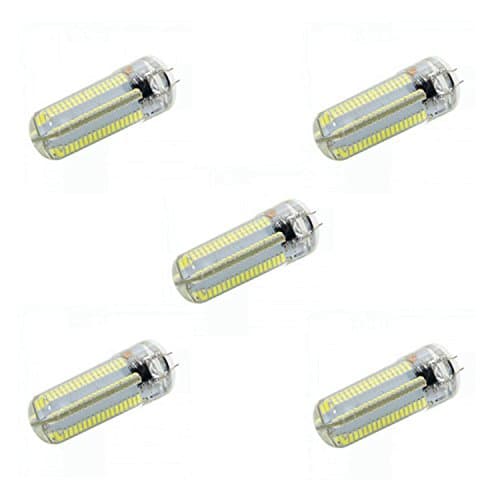 LFLING Decorative Bi-pin Lights G4 Dimmable 4W 152 LED 3014 SMD 300-400 LM Warm White Cool White AC 220-240V (5PC) (Color : Cool White)