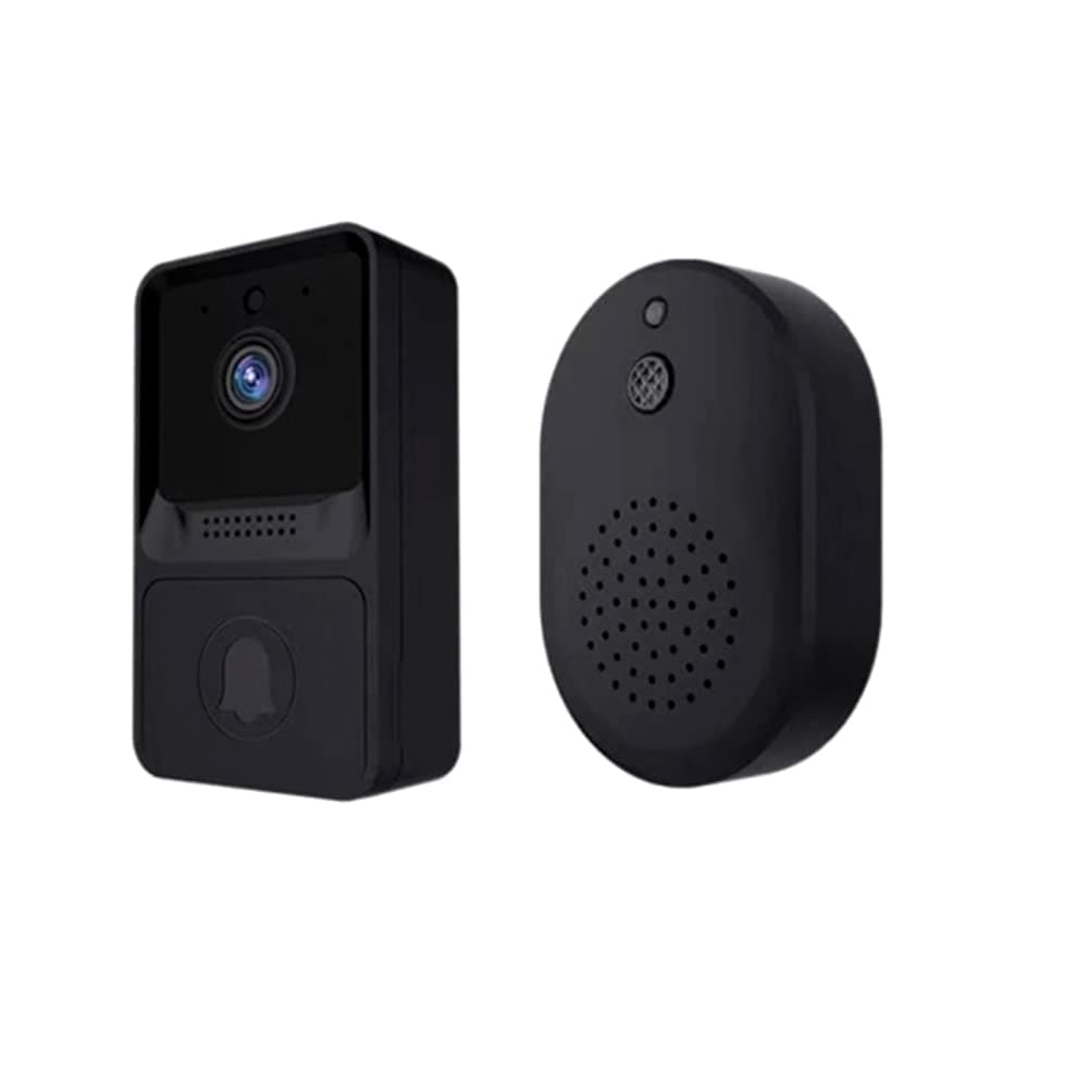 OUNASmart Home WIFI Doorbell ,Wireless Door Bell Security Camera Night Vision Intercom for Apartments and Home
