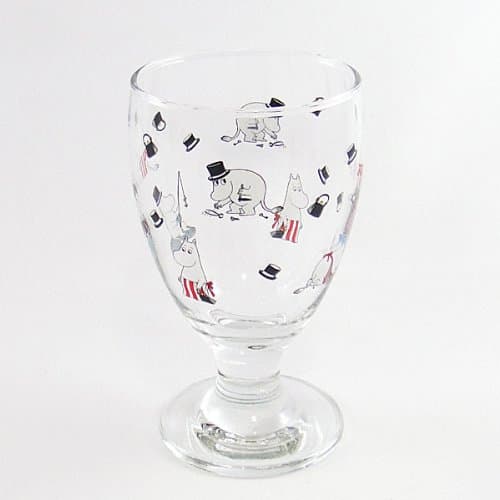 Moomin Valley Characters Moomin Papa and Mama Juice Glass