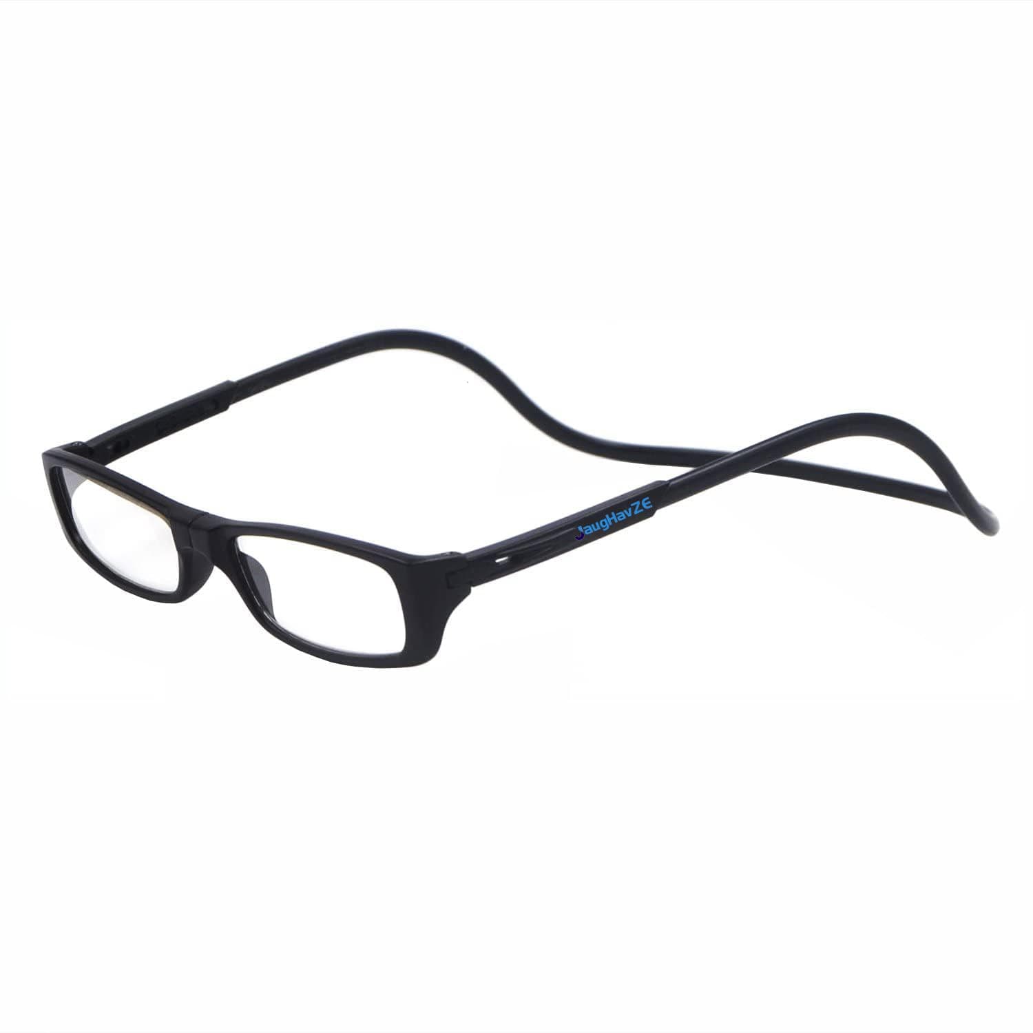 Magnetic Reading Glasses, Foldable Adjustable Neck Hanging Presbyopia Glasses for Men & Women, Reduce Eye Strain, +2.0 to +3.0 Magnification Strength