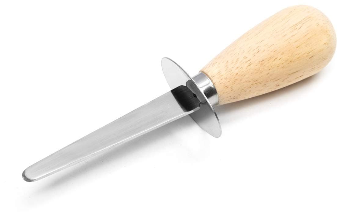 Nantucket Seafood Knives, 1.25 x 1.25 x 6 inches, Oyster Knife: Wood Handle