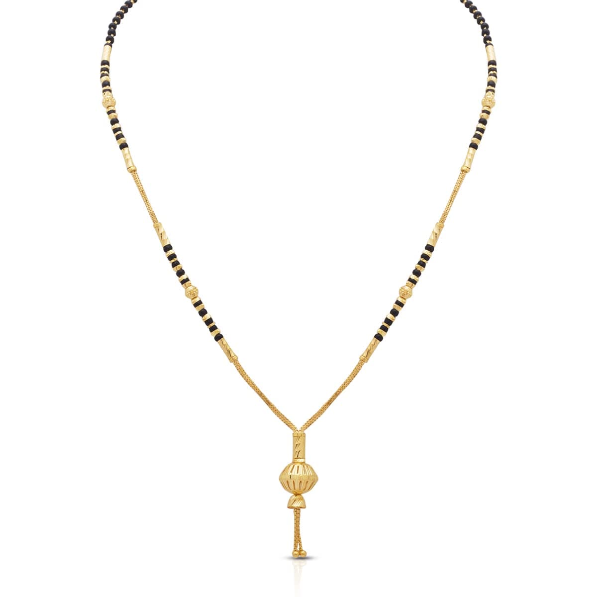 WHP Jewellers 22KT Yellow Gold Mangalsutra For Women (20 Inches)