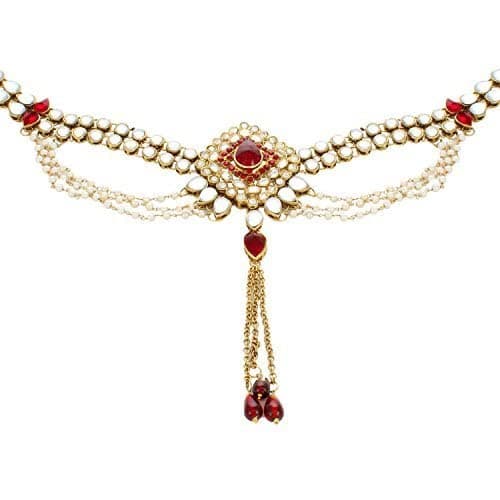 Kauberi Jewels Waist Hip Belt Chain Kundan Kamarband