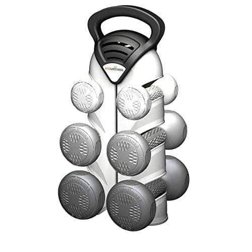 Ecowellness Soft Iron Dumbbell Family Exercise Equipment 12kg (QB-132T-B)