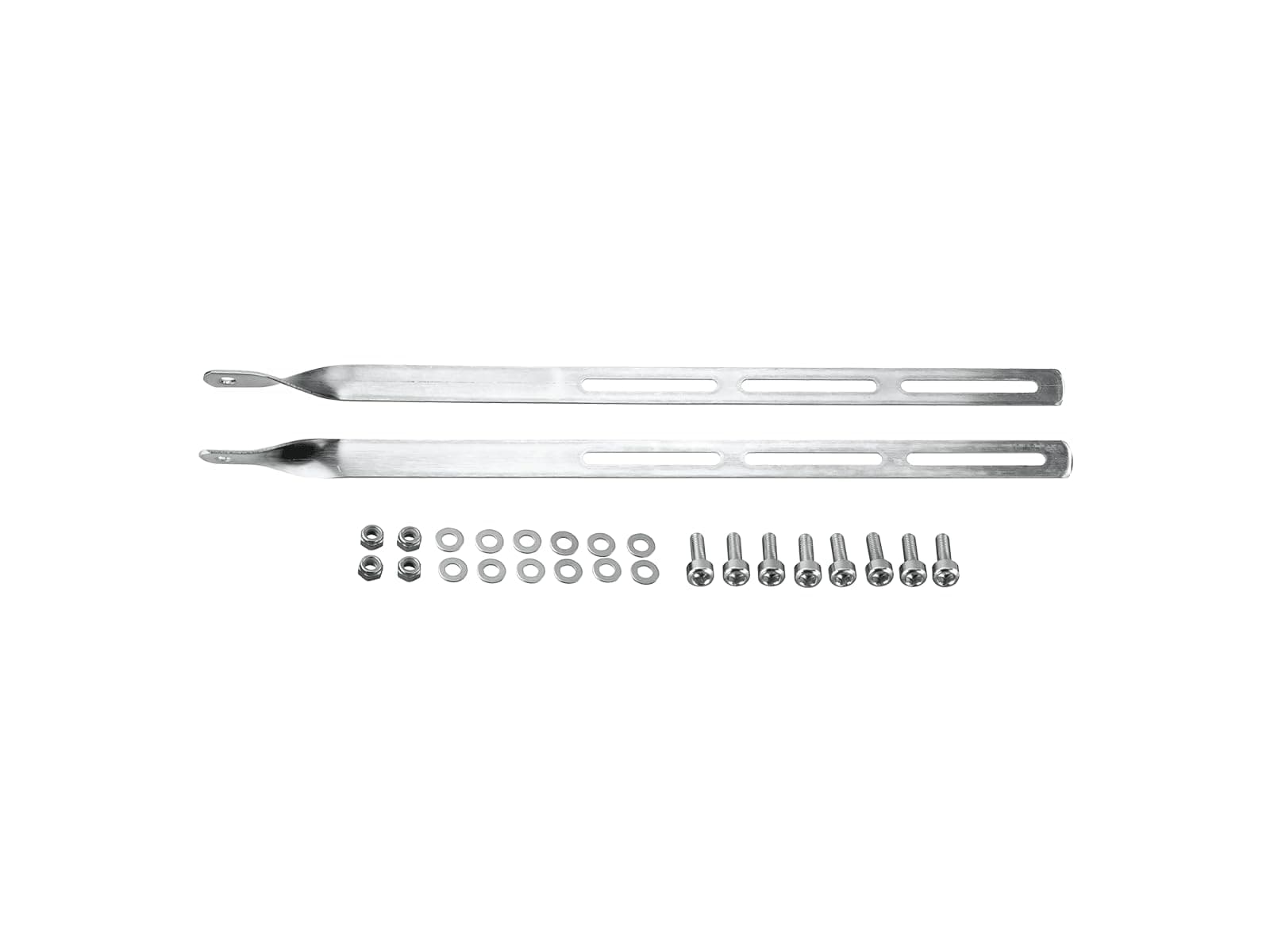 Topeak Extra Long Tubular Rack Bike Mounting Brackets, silver, 34.5 cm