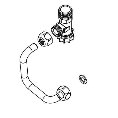 Regiplast 620010 Stopcock with Hose Tank eurofutura 620