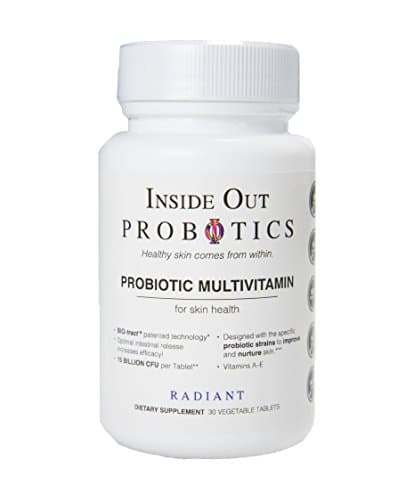 Natural Probiotic Multivitamin 15x’s More Effective Than Capsules – Enriched Vitamins A, B1, B2, B6, B12, C, D3, and E to Promote Healthy Skin for Men and Women – Non-GMO Gelatin Free
