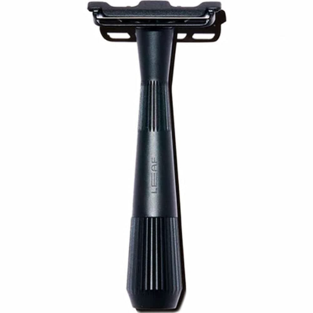 Leaf Shave The Twig Razor, Black - Plastic-Free, Single-Blade, Safety Razor for Women & Men with Sensitive Skin or Lighter Hair