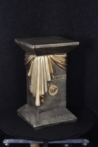 Decorative Medusa Flower Stand Column Flower stand Plant Stand Greek Key Design