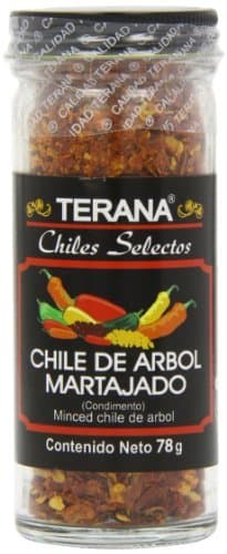 Terana Select Chili Peppers Minced Chile De Arbol 78g Jar