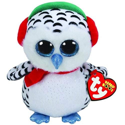 Ty Beanie Boos 6" Christmas Limited Edition Nester Owl, Perfect Plush!