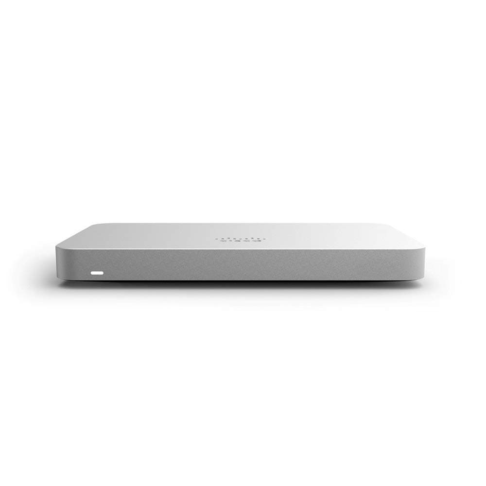 Cisco Meraki MX64 Small Branch Security Appliance Bundle, 200Mbps FW, 5xGbE Ports - Includes 1 Year Enterprise License