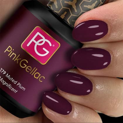 Pink Gellac 279 Muted Plum UV / LED Gel Polish