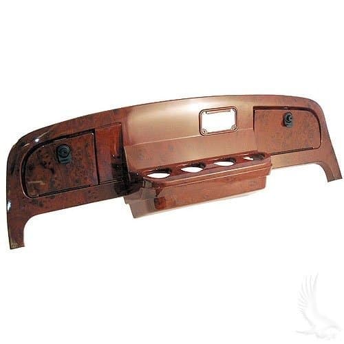 EZGO TXT Wood Grain Golf Cart Dash Kit for 1996-2013