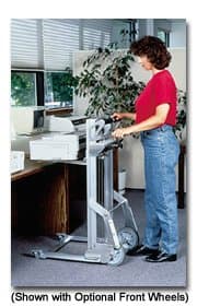 Terex Usa Llc, The Hand Truck That Lifts, Hll-5.5, Overall Size L X W X H: 28 8/4 X 20 1/2 X 45", Wt. (Lbs.): 45, Cap. (Lbs.): 200, Lift Hgt.: 67", Platform Size L X W: 16 1/4 X 16 3/4", Ll-5.5