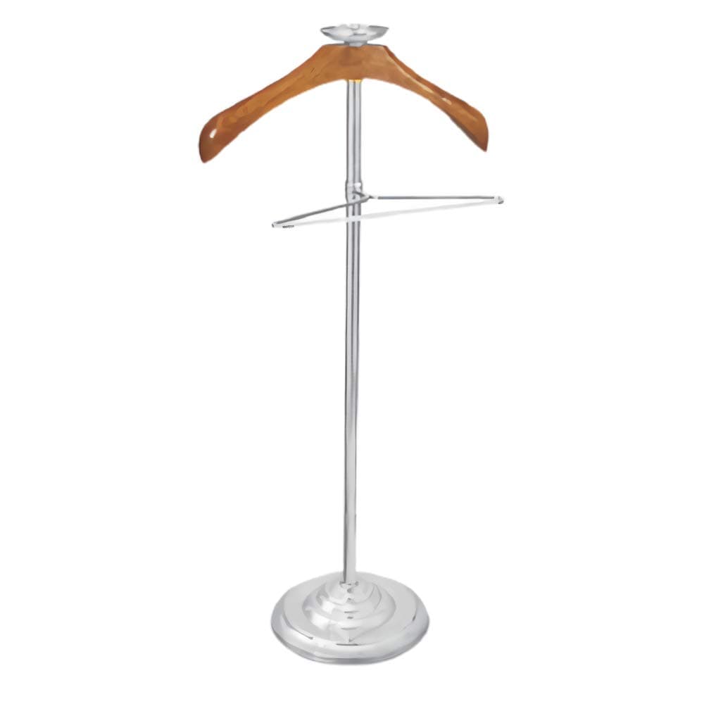 Wooden Coat Hanger Stand with Steel 42 inch Height