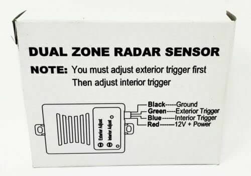 Motion Sensor for Car Alarm Proximity Sensor Motorcycle Convertible top MS-2