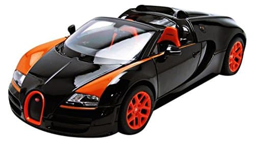 RASTARMiniature Collectible Car, 43900BK, Black/Orange
