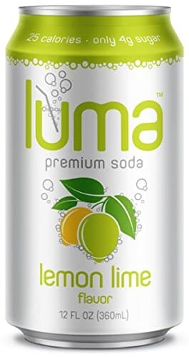 Luma Premium Soda, 12-Pack, Lemon Lime