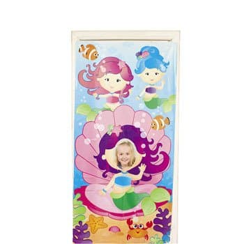 Mermaid Party Photo Door Banner - Party Decorations & Door Covers
