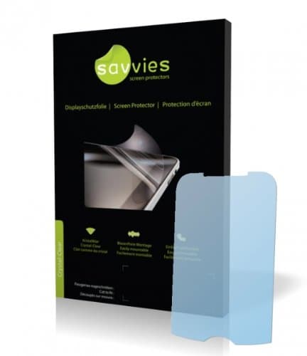 Savvies Crystalclear Screen Protector for O2 XDA Guide, Protective Film, 100% fits, Display Protection Film
