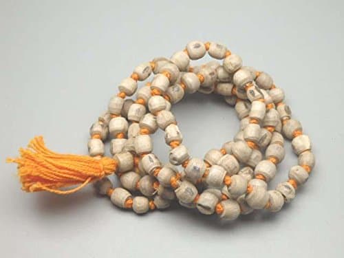 BUM BUM BHOLE TULSI MALA Rosary 108 JAPA Self Lab Certified Tulsi mala Meditation Mala for Japa