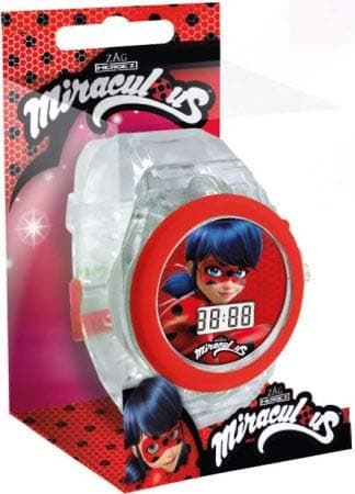 Miraculous Ladybug Adventures Light LED Wrist Digital Watch Reloj JAV