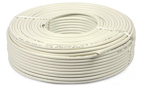 TENTRONIX 3+1 COAXIAL 100% Pure Copper Cable for CCTV Camera with 80 Yard