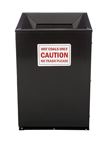 Hot Coal Bin, Supports a 32 Gallon Bin for Coal Collection (not Included), 23" x 32.5"H, 90lbs