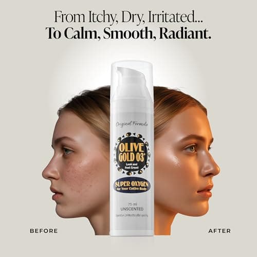 2 Oz: Olive Gold O3 Skin Care Lotion - Ozonated Olive Oil Super Oxygen (2 Oz)