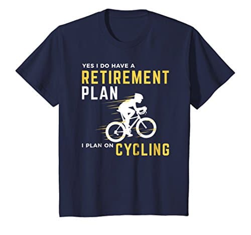 Retirement Plan Funny Bicycle Cycling Humor Graphic T-Shirt