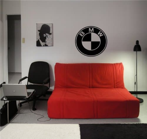 BMW Logo Garage Dealership Wall art Sticker Decal 00