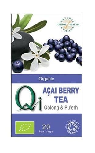 (Pack Of 8) - Organic Acai Berry Oolong & Pu'Erh Tea | QI HERBAL HEALTH