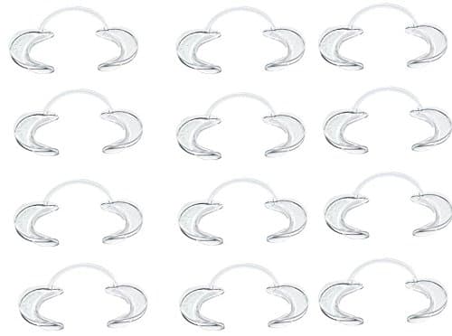 Ehootech Dental Intraoral Cheek Lip Retractor Mouth Opener for Fun Speaking Game "Watch Ya Mouth" & "Speak Out", Mouth Guard Challenge