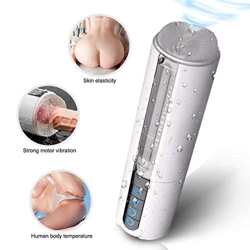 Qbuooi Multi Speeds Japanese Oral Masturabator for Male Six Dolls for Men Toys Male Endless Pleasure Enhancement Exercise Blòw-Jobmachine Lifelike Ass for Men Male Adults Toy Torso Tshirt