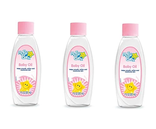 My Fair Baby® Baby Oil Non-Irritating Formula Fast Absorbing Moisturizes and Leaves Baby Skin Soft and Smooth 7oz (Pack of 3)