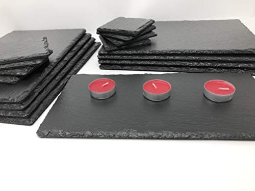 Set of 8 Placemats & Coasters (8 coasters & 8 placemats) plus Free Condiment Runner