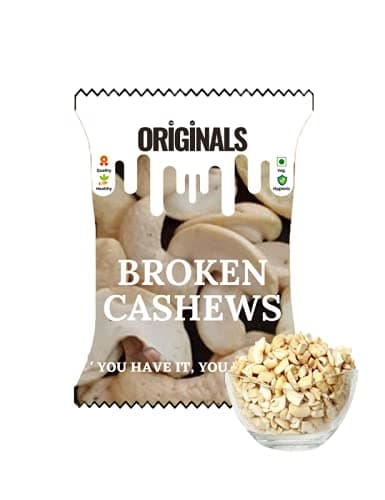 Originals™ Broken Cashew Nuts | Kaju (काजू टुकड़ी) | W-320 Grade | Healthy Dry Fruit | 400 grams