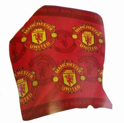 Manchester United Printed Fleece Blanket