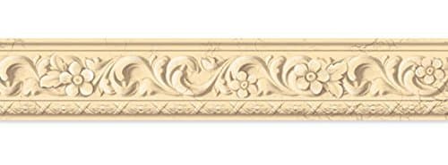 Peel & Stick Wall Border Sticker [MB-09 : 10.8cm (4.25 in) X 600cm(19.68 ft)] Made in South Korea