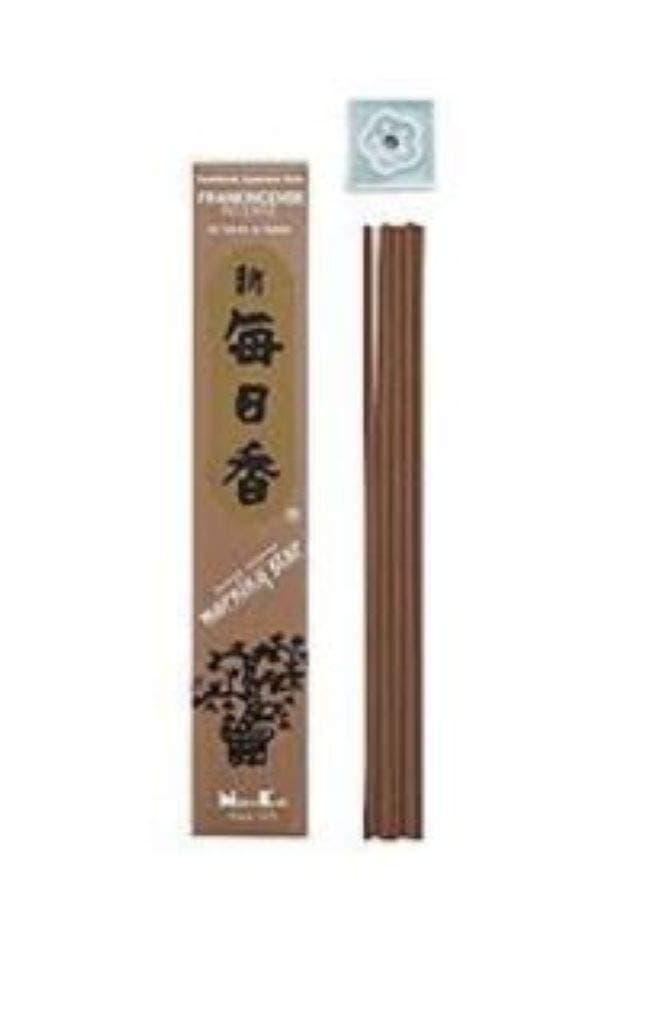 Morning Star Japanese Incense Sticks Frankincense 50 Sticks & holder'