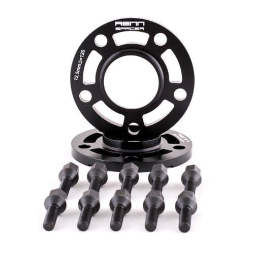 Renn Motorsport Wheel Spacers with Bolts fit BMW F10 F22 F30 F32 F80 F82_ 5x120 2 Pieces 12.5MM
