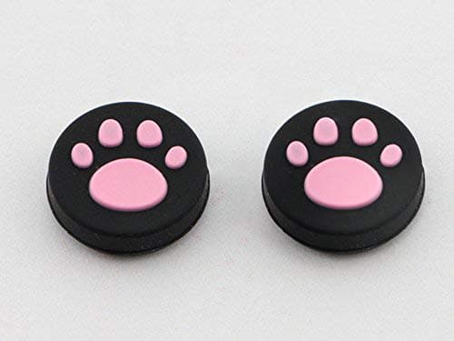 Silicone Joystick Caps Thumb Stick Analog Grip Cover Case Cap for PSV 2000 PSV 1000 Controller (Pink)