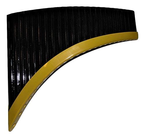 Professional Yzarra Right Handed Gold and Black Pan Flute 24 Pipes Tunable Case Included
