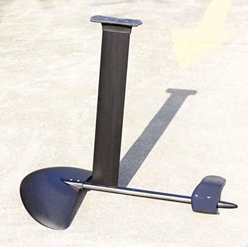 Aluminum Mast 3K Carbon Fiber Wing SUP Hydrofoil for Stand Up Paddle Board Surfing with Plate Mount or Deep Tuttle Mount