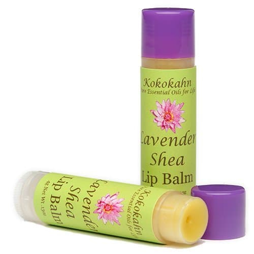 Lavender Shea Lip Balm with Organic French Lavender Essential Oil