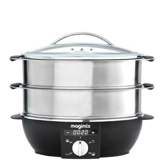 MagimixStainless Steel 12.2 liter Food Steamer, Art 11581EB, Silver, 3 years Warranty