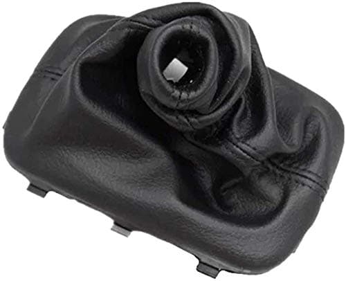 BIG TIGER PARTSGenuine OEM 84640-1M500WK Black Plastic Leather Knob Shift Lever for select HYUNDAI KIA models