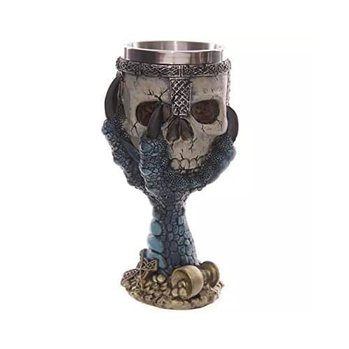 JINTNSkull Mug 200ml Resin Stainless Steel Insulated Coffee Cup for Drinks