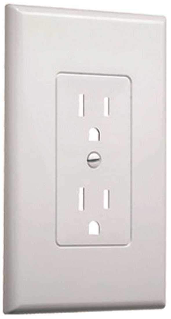 2500W MASQUE 1-Gang Device Cover-Up Wallplate, White